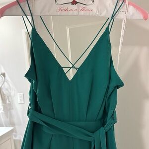 Avec Les Filles Green Jumpsuit/Dress (Maxi) Size 0